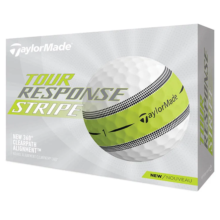TaylorMade Tour Response Stripe Golf Balls 12Pk