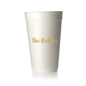 The Delta Script Cups