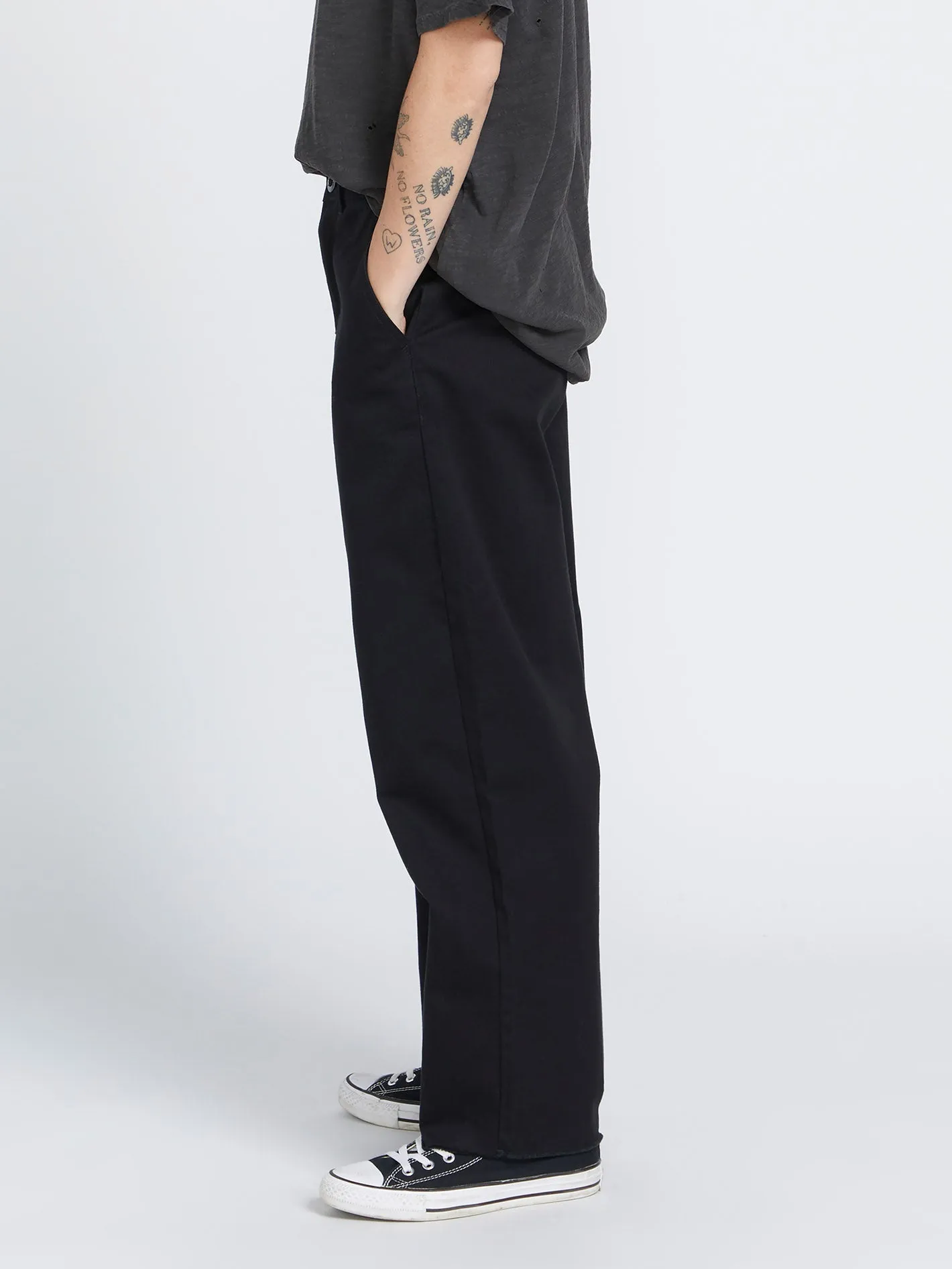 Thisthatthem Skate Chino-Hose - BLACK