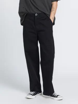 Thisthatthem Skate Chino-Hose - BLACK
