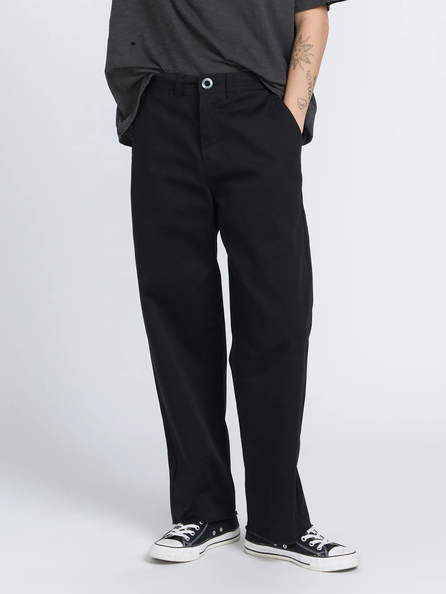 Thisthatthem Skate Chino-Hose - BLACK