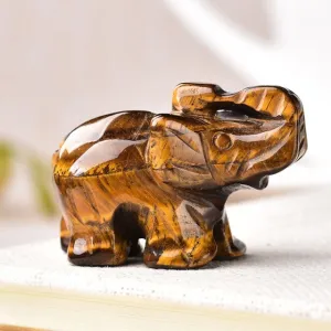 Tiger's Eye Elephant Crystal