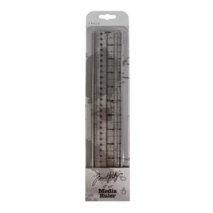 Tim Holtz - Tonic Studios - *NEW* Media Ruler, 12" x 2"