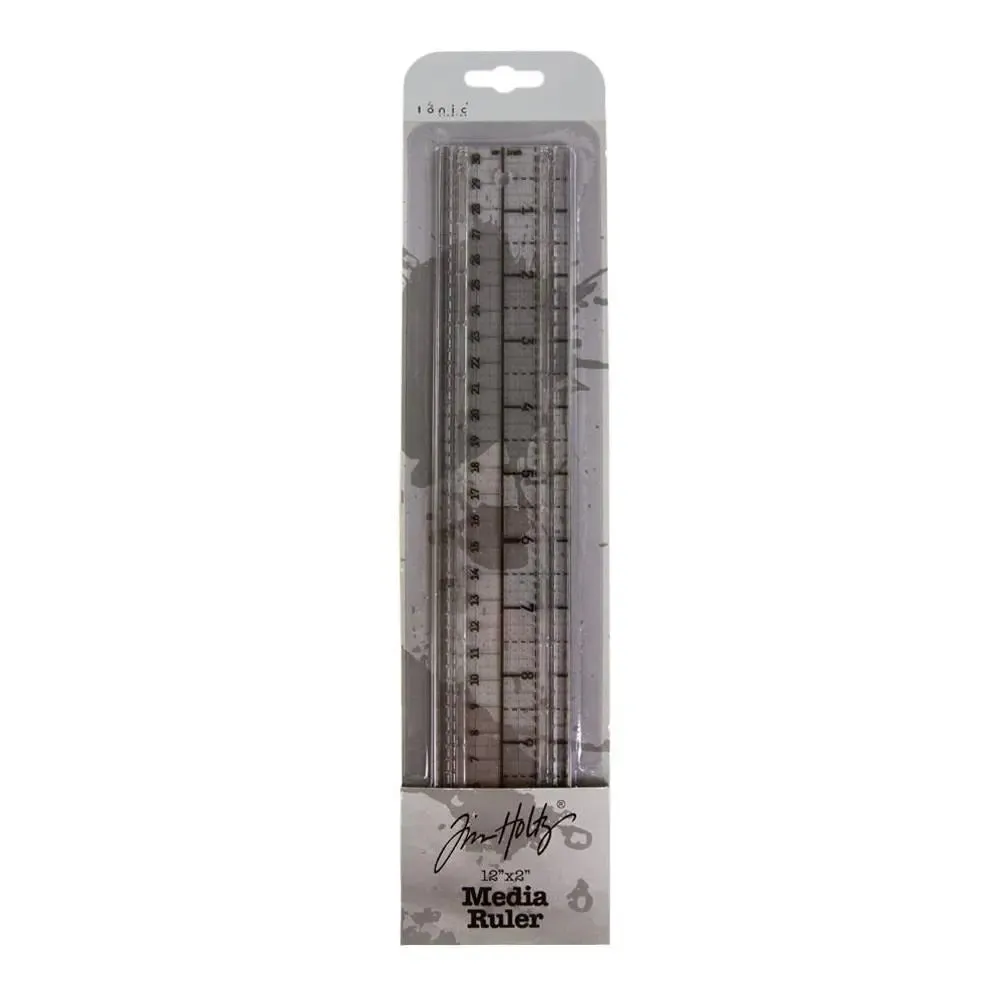 Tim Holtz - Tonic Studios - *NEW* Media Ruler, 12" x 2"