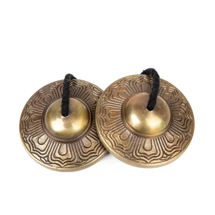 Tingsha Bells Cymbals Chime Antique Tibetan Buddhist Meditation Yoga Gift Mindfulness