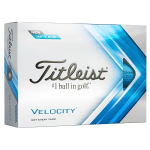 Titleist Velocity Blue Golf Balls 12Pk