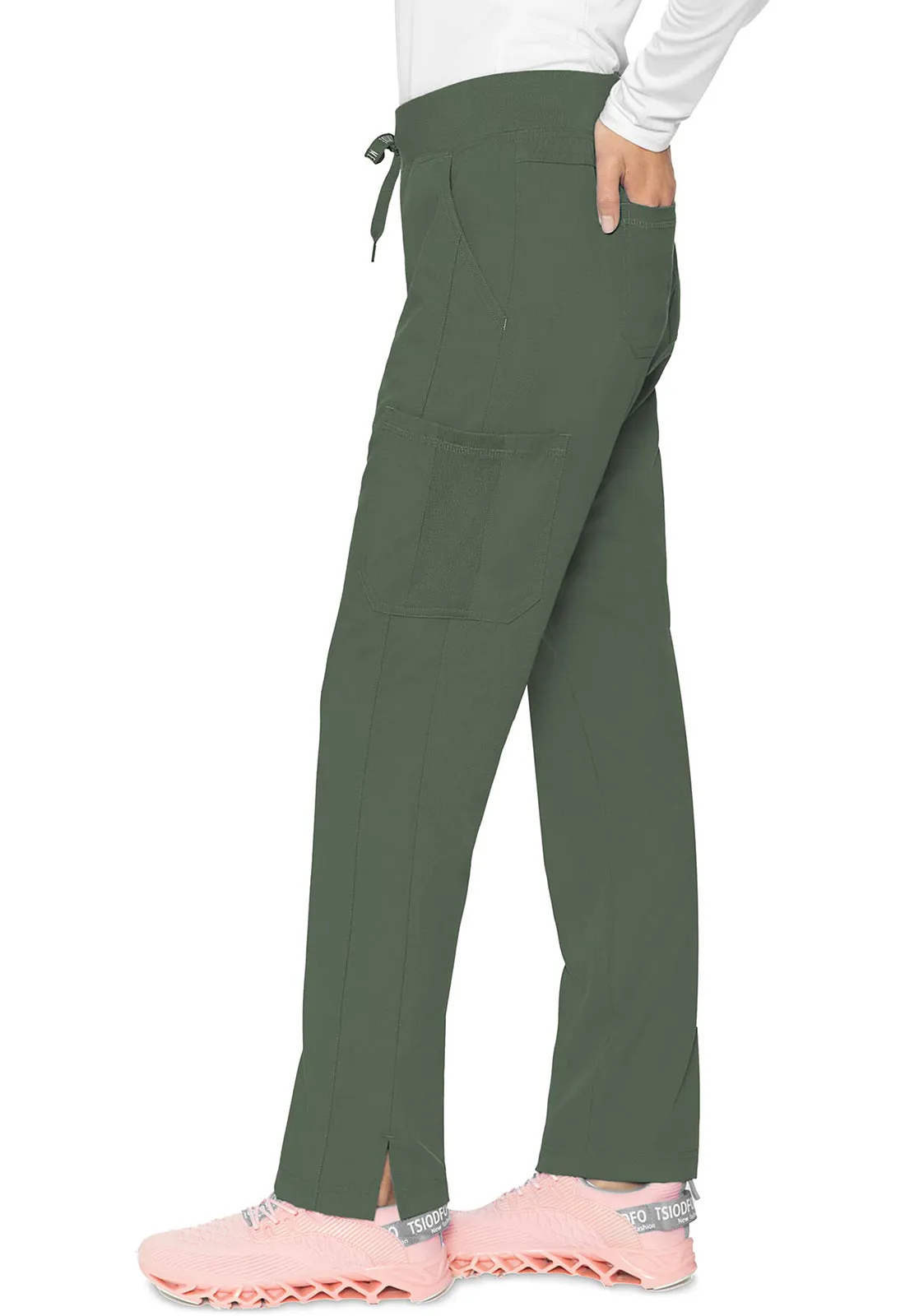 Touch MC7725 Jersey Waist Yoga Pants Olive