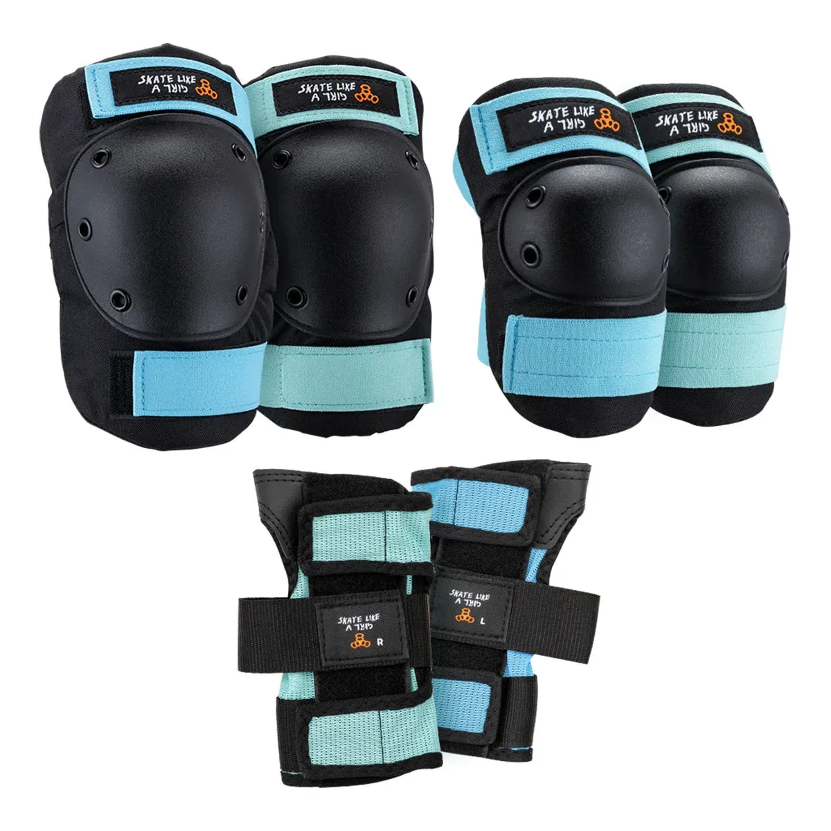 Triple 8 - Adult Saver Series Pad Set Skate Like A Girl