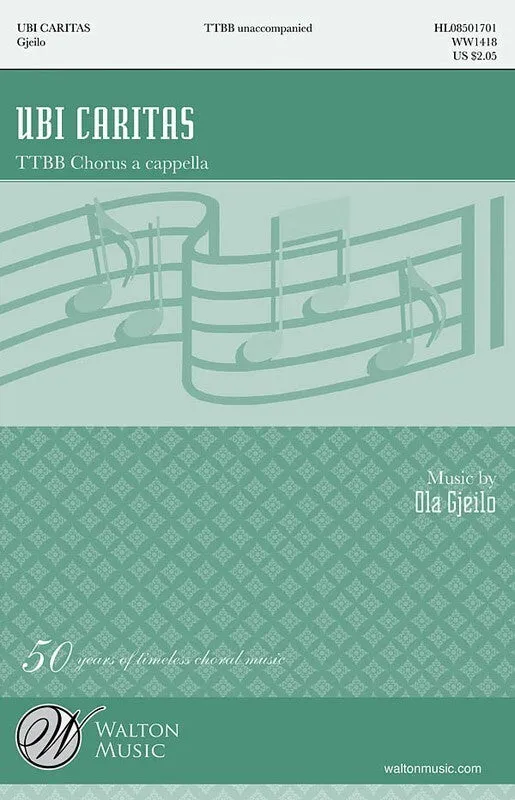 UBI CARITAS TTBB A CAPPELLA