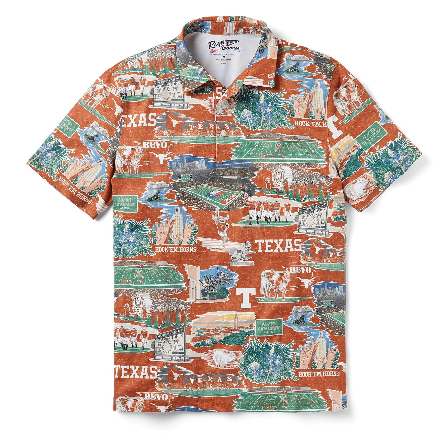 UNIVERSITY OF TEXAS SCENIC PERFORMANCE POLO