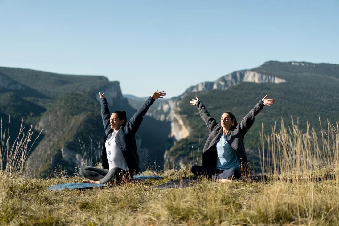 VESTE F SHERPA YOGA