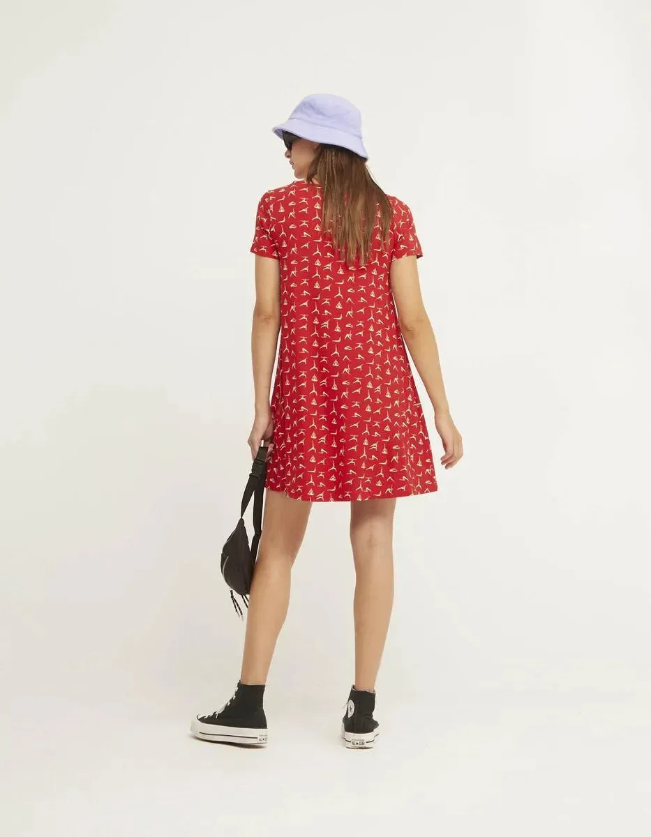 Vestido Easy Manga Corta Yoga