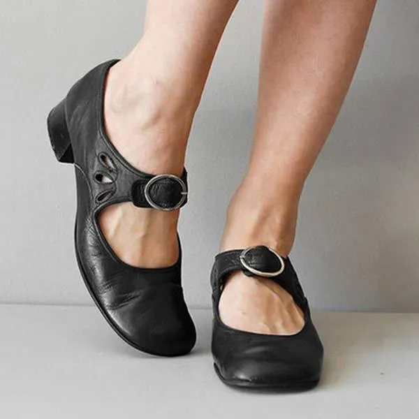 Vintage round toe orthopedic shoes - Opal