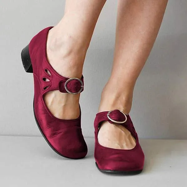 Vintage round toe orthopedic shoes - Opal