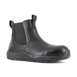 Volcom Men's Street Shield Comp Toe Slip On Station Duty Boot - Black - VM30706