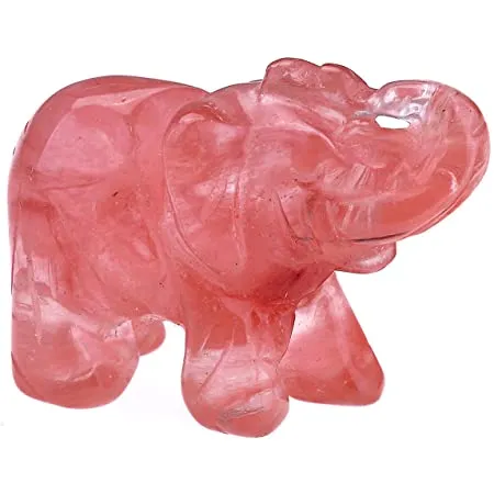 Watermelon Red Elephant Crystal