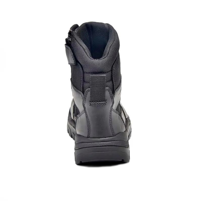 Wide Load 790BZC - 8INCH BLACK COMPOSITE TOE ZIP / LACE UP BOOT