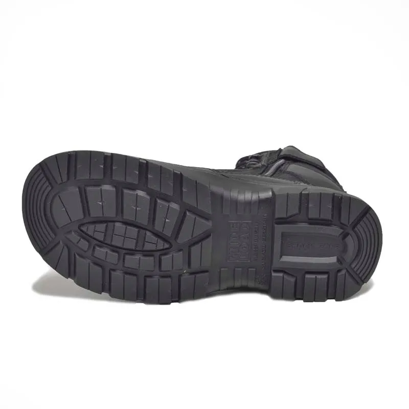 Wide Load 790BZC - 8INCH BLACK COMPOSITE TOE ZIP / LACE UP BOOT