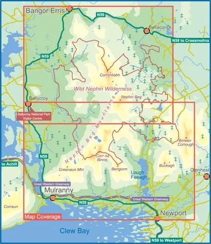 WILD NEPHIN 1:25,000 SCALE MAP