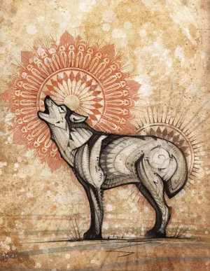 Wolf Totem - Magnet