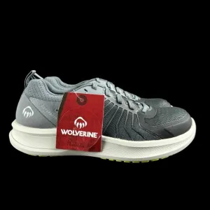 Wolverine Bolt Durashocks Carbonmax Toe Steel Gray Works Shoes Men's Sz 10-11.5