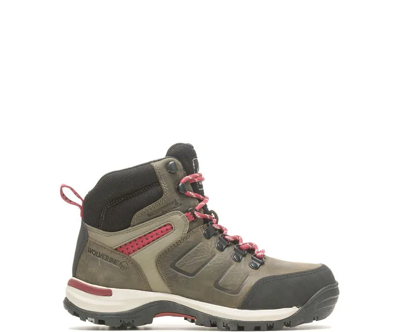 Wolverine Women's Chisel 6" Soft Toe WP Slip Resist Work Boot -Bungee- W230030
