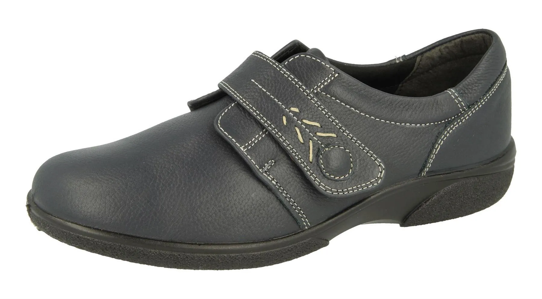 Womens (Healey) 6E Fit By Db Shoes in Navy UK3 to UK9