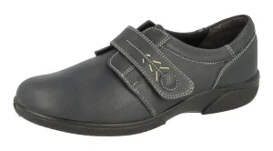 Womens (Healey) 6E Fit By Db Shoes in Navy UK3 to UK9