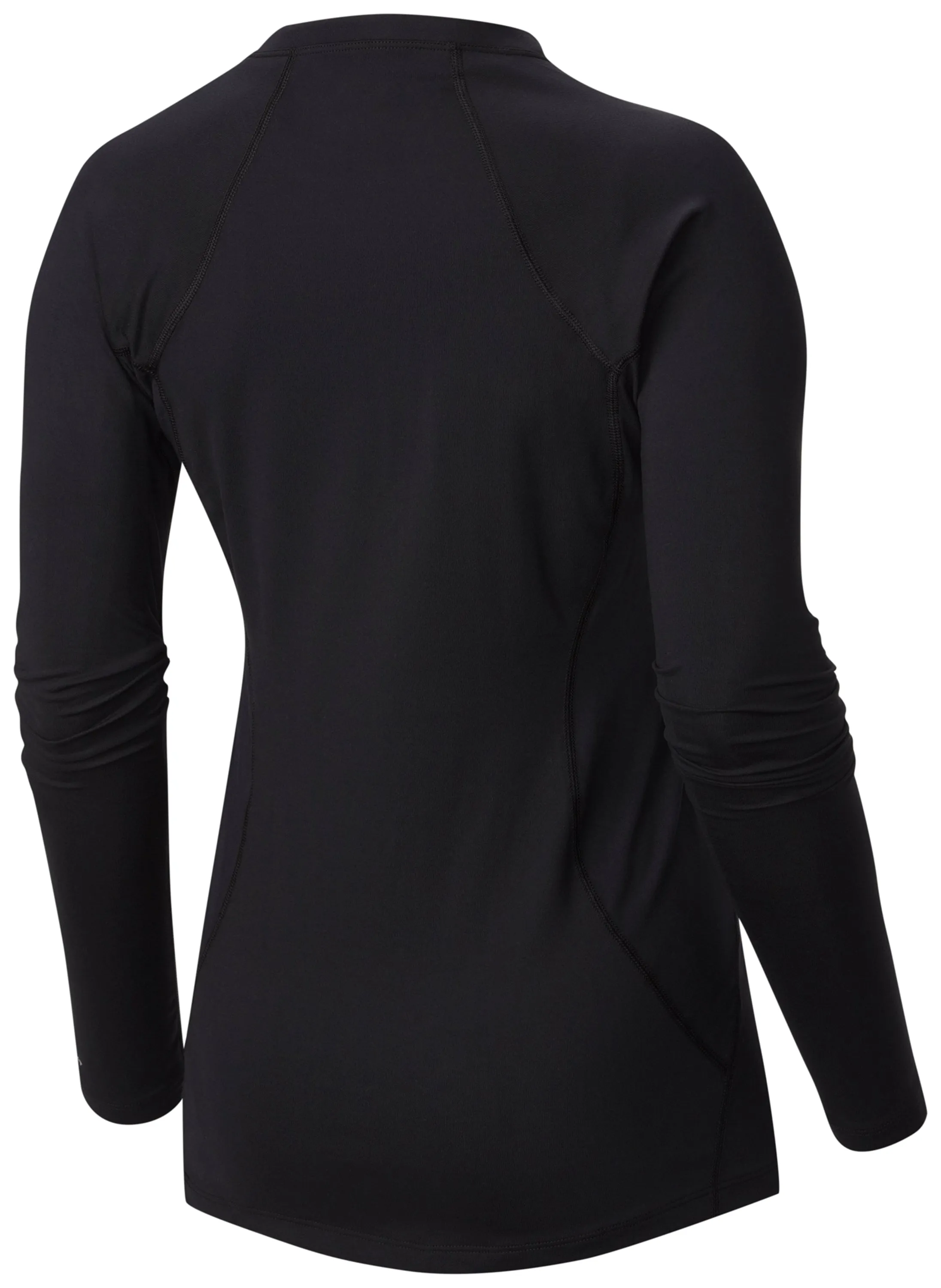 WOMEN'S MIDWEIGHT STRETCH LONG SLEEVE TOP - BLACK