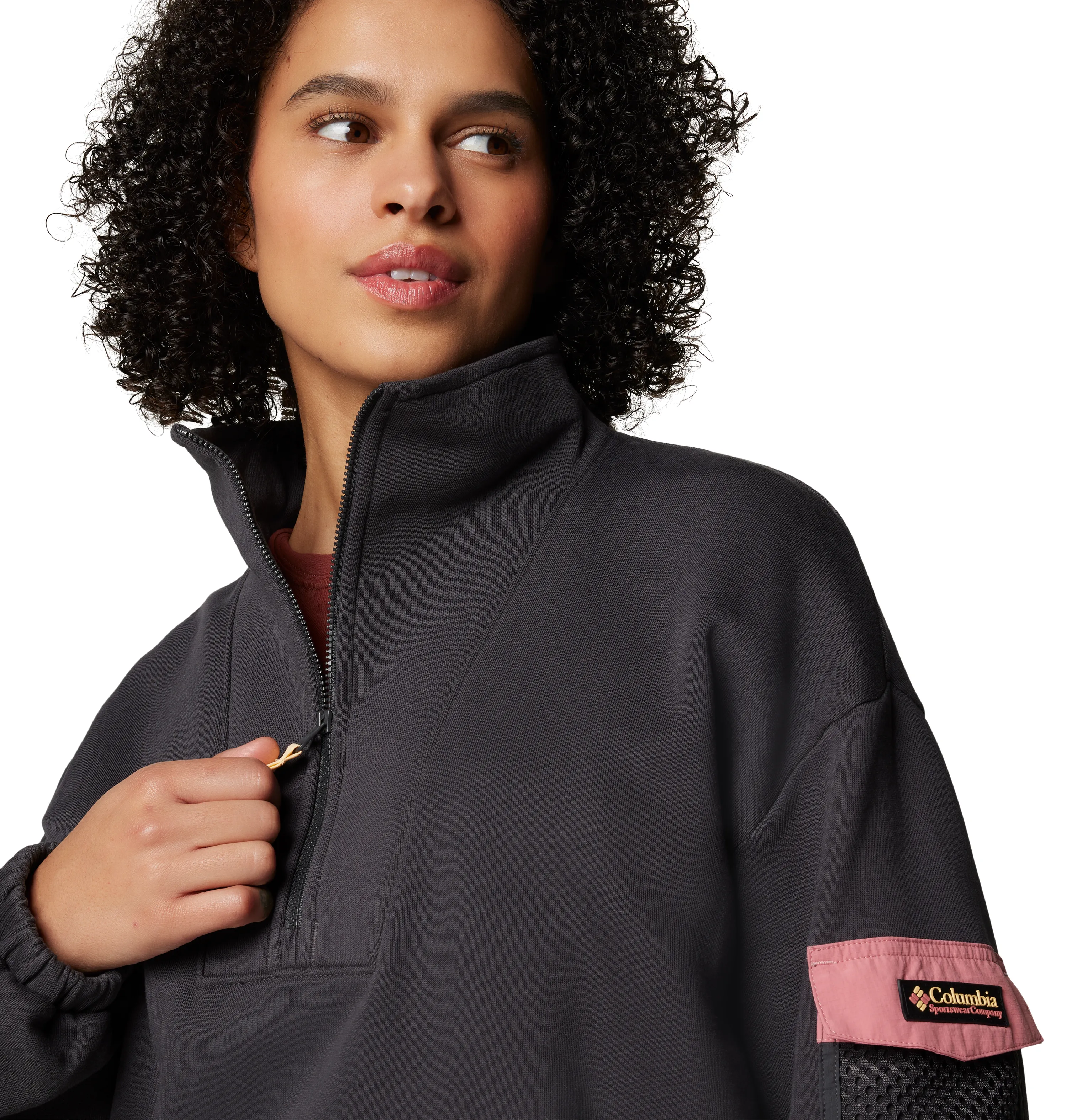 WOMEN'S PAINTED PEAKCROPPED FLEECE