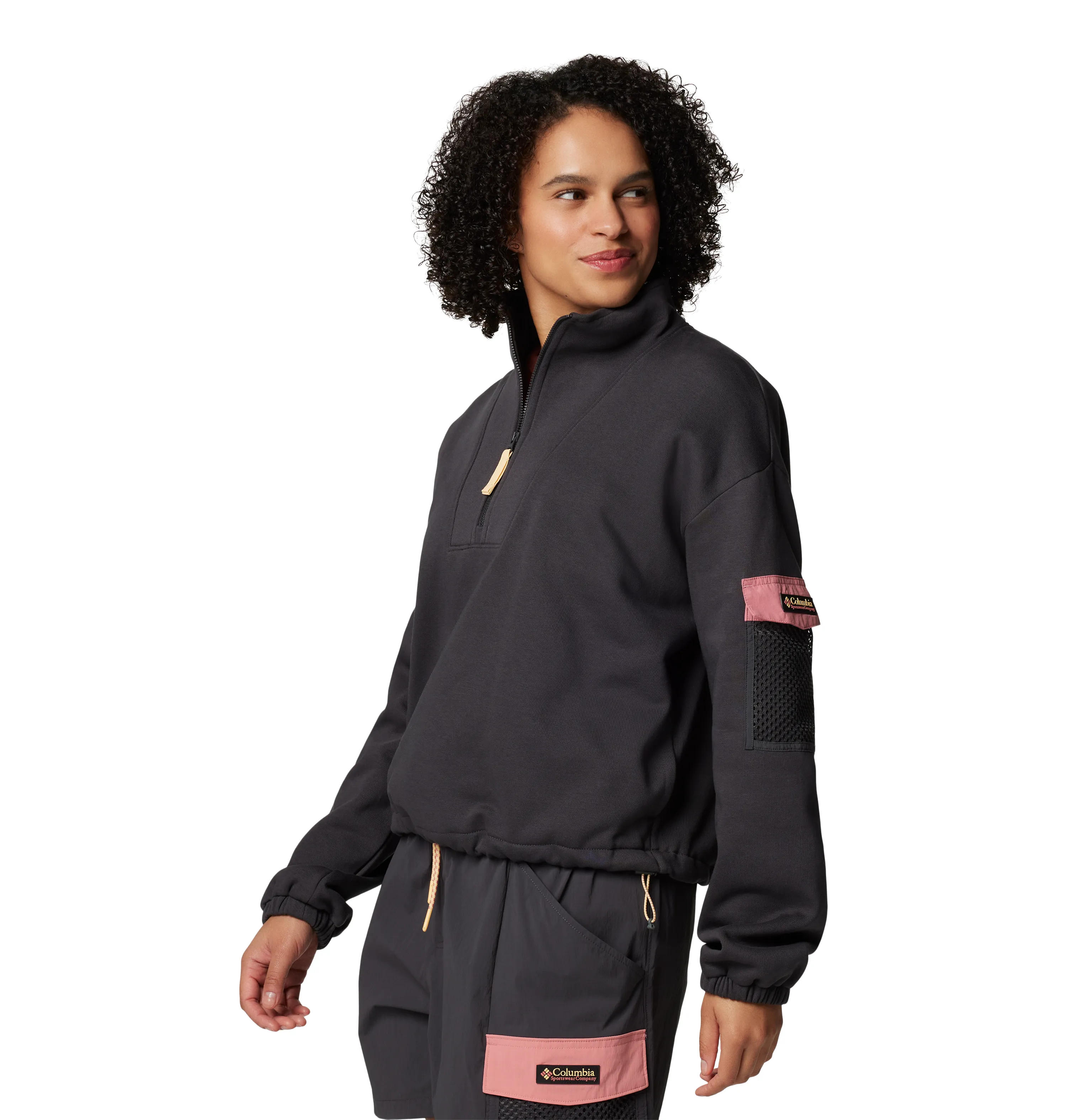 WOMEN'S PAINTED PEAKCROPPED FLEECE