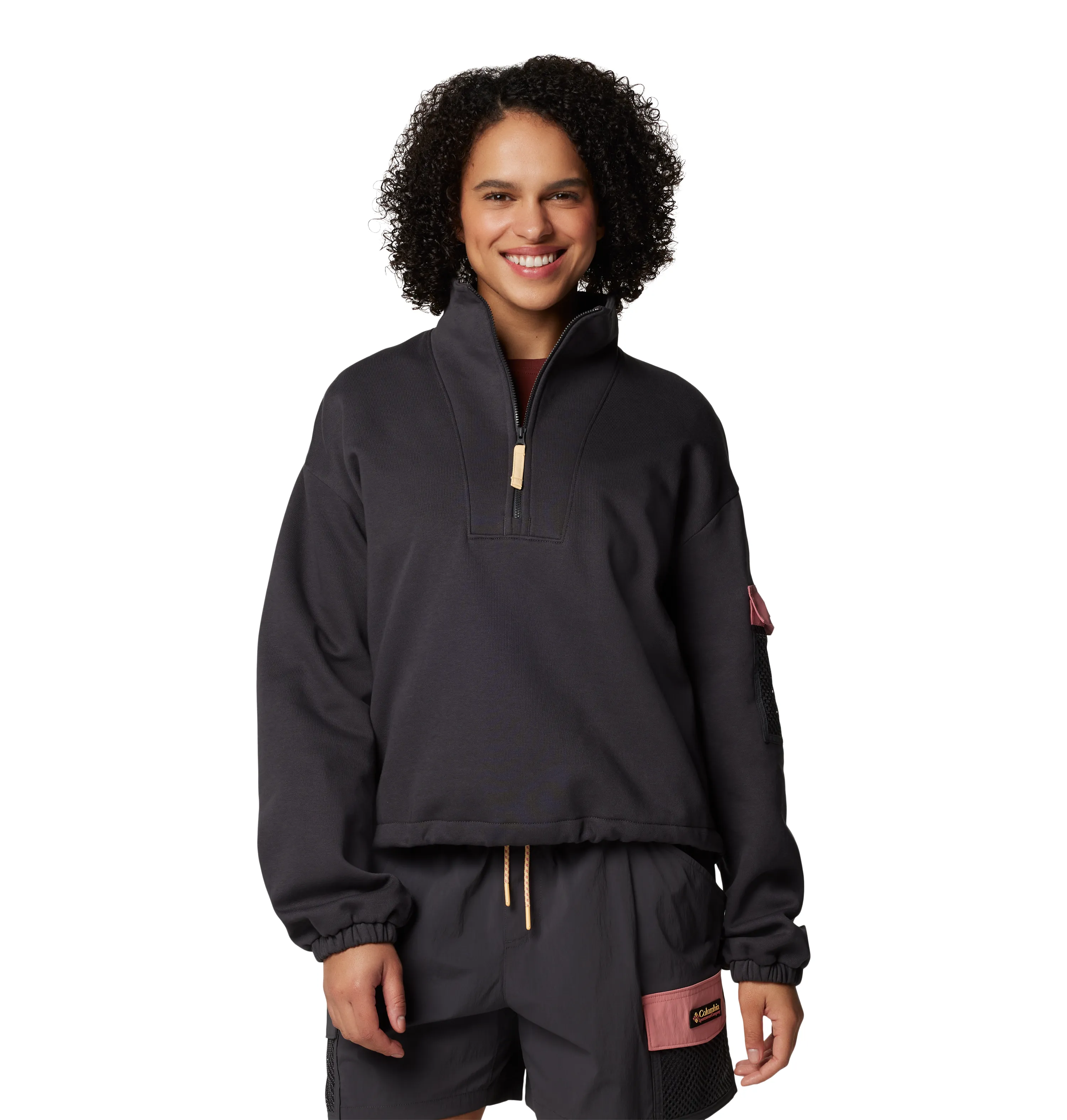 WOMEN'S PAINTED PEAKCROPPED FLEECE