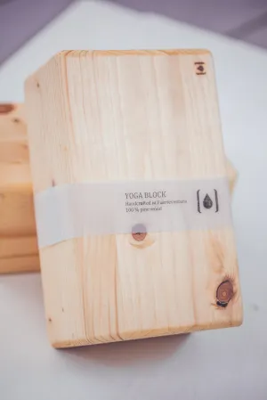 WOODEN YOGA BLOCK
