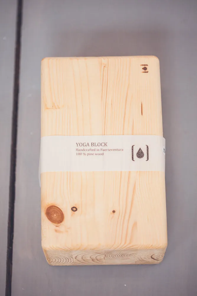 WOODEN YOGA BLOCK