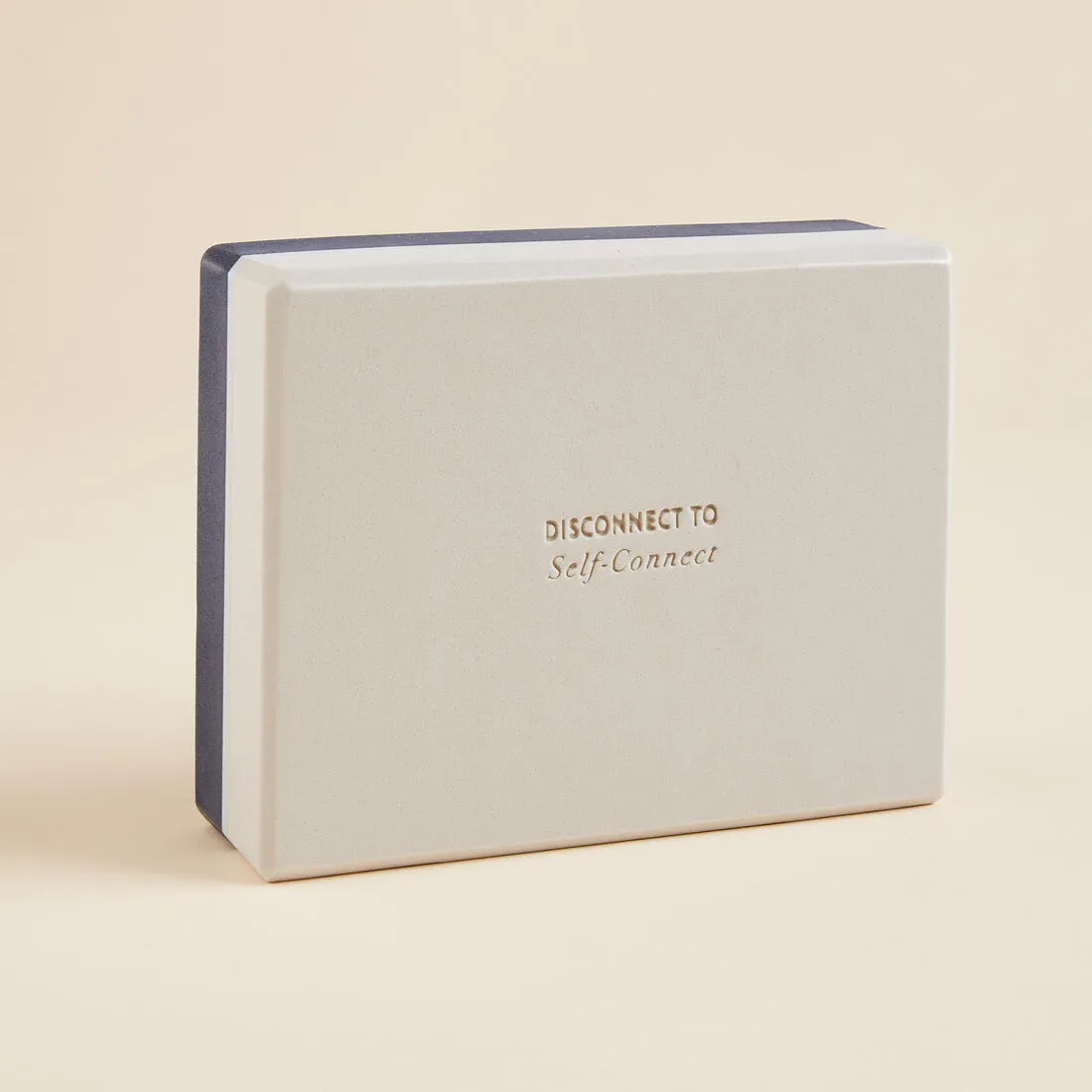 Yoga Foam Block Large - Grey/Blue