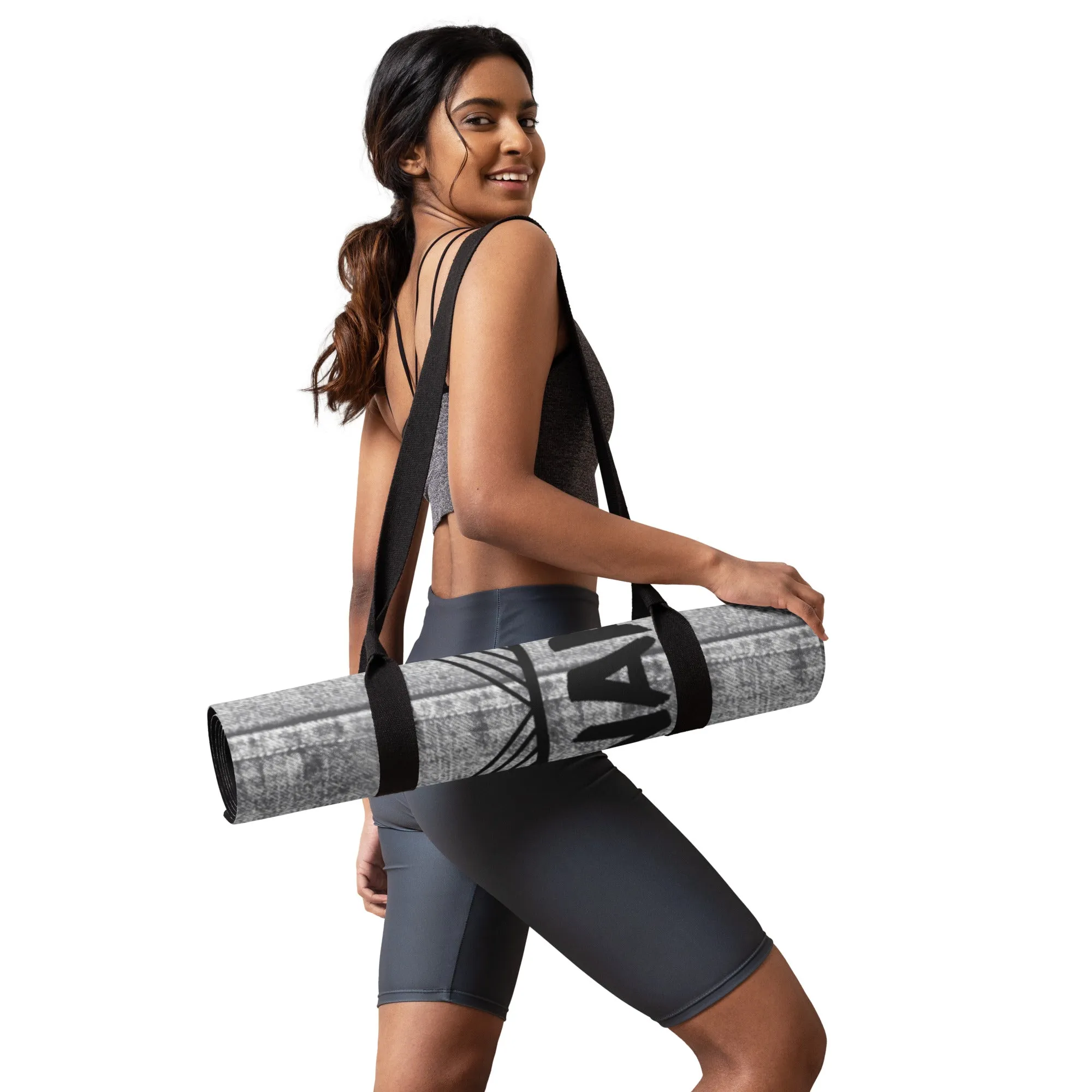 Yoga mat Denim with Logo
