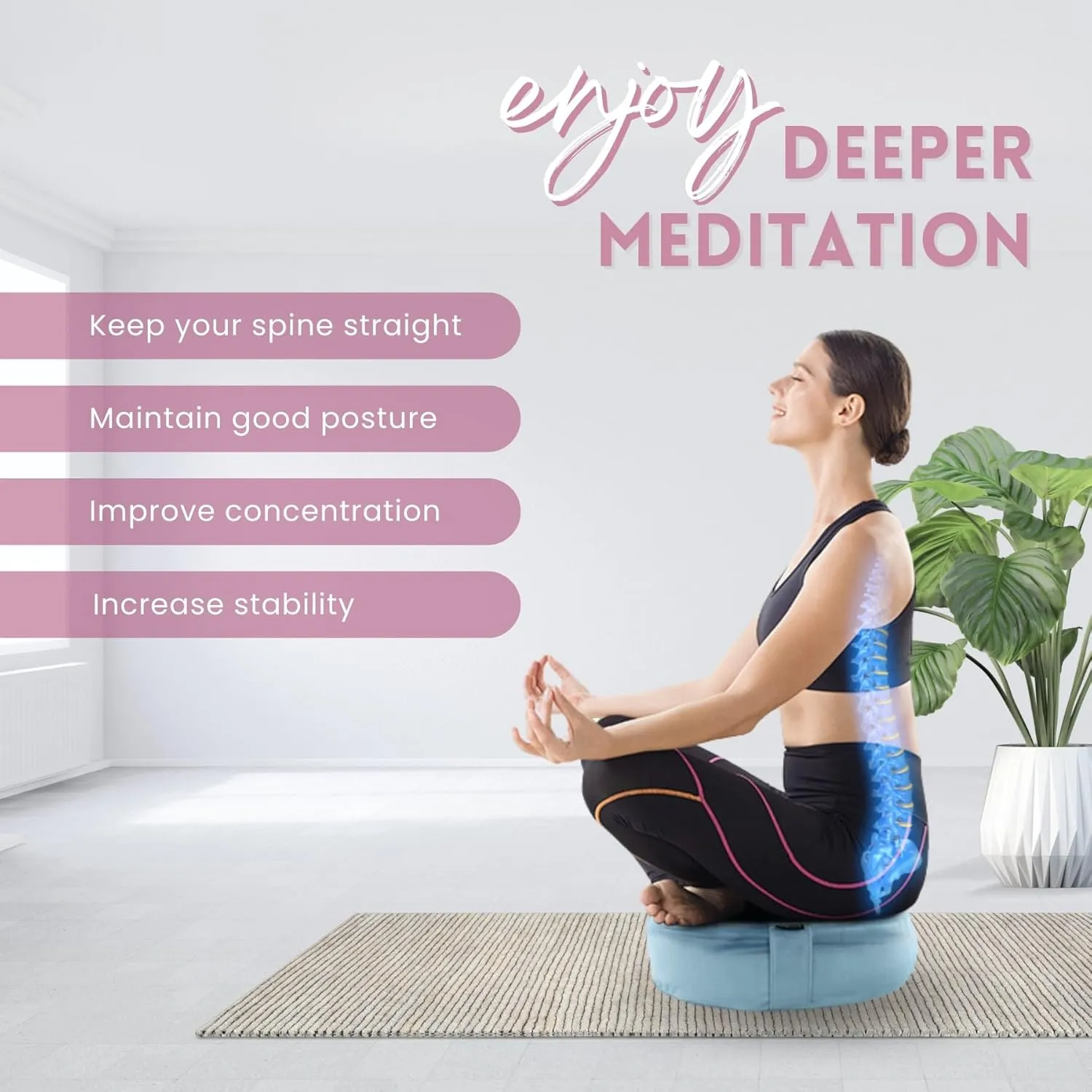 Yoga Meditation Bolster Pillows, Floor Cushions