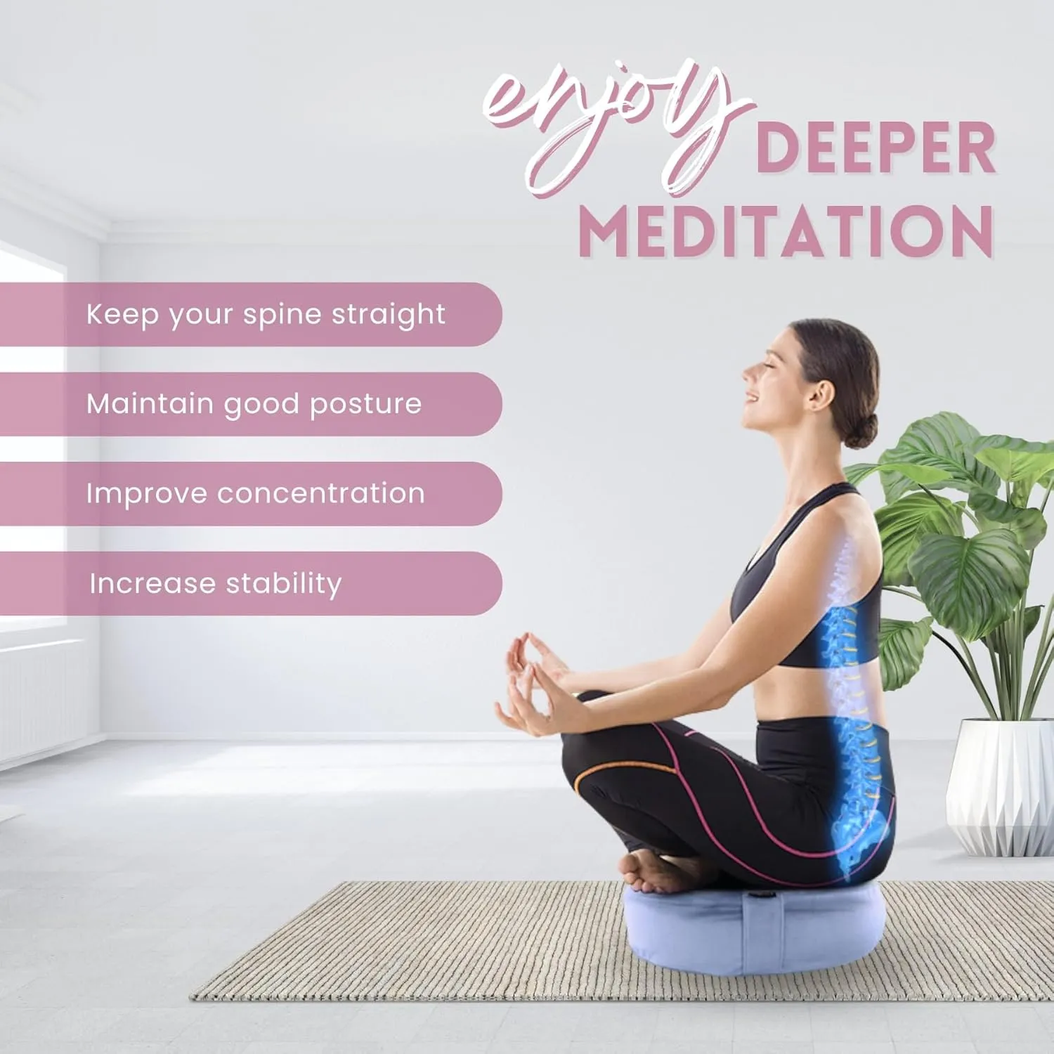 Yoga Meditation Bolster Pillows, Floor Cushions