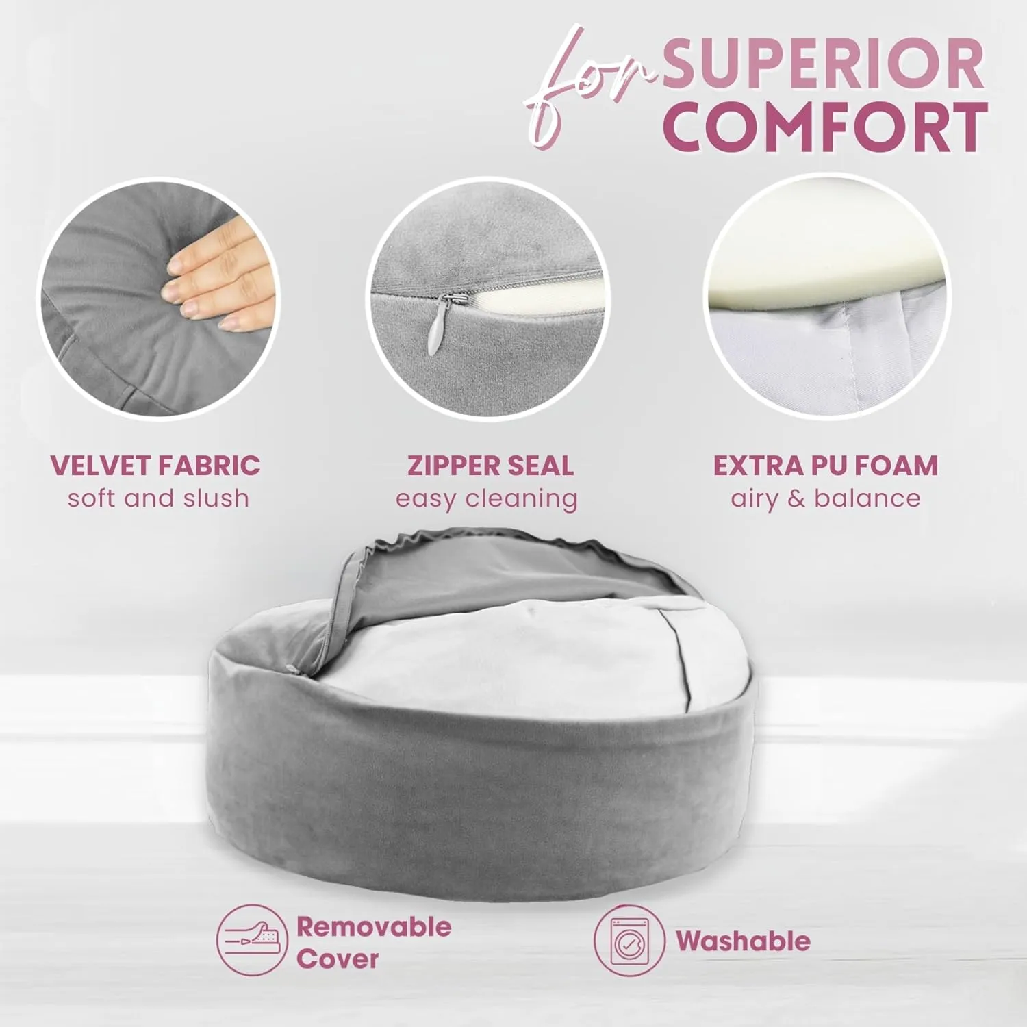 Yoga Meditation Bolster Pillows, Floor Cushions