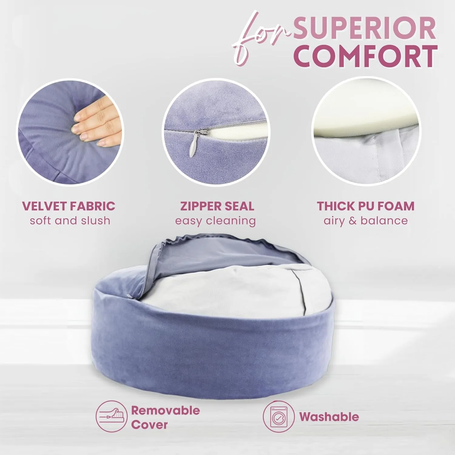 Yoga Meditation Bolster Pillows, Floor Cushions