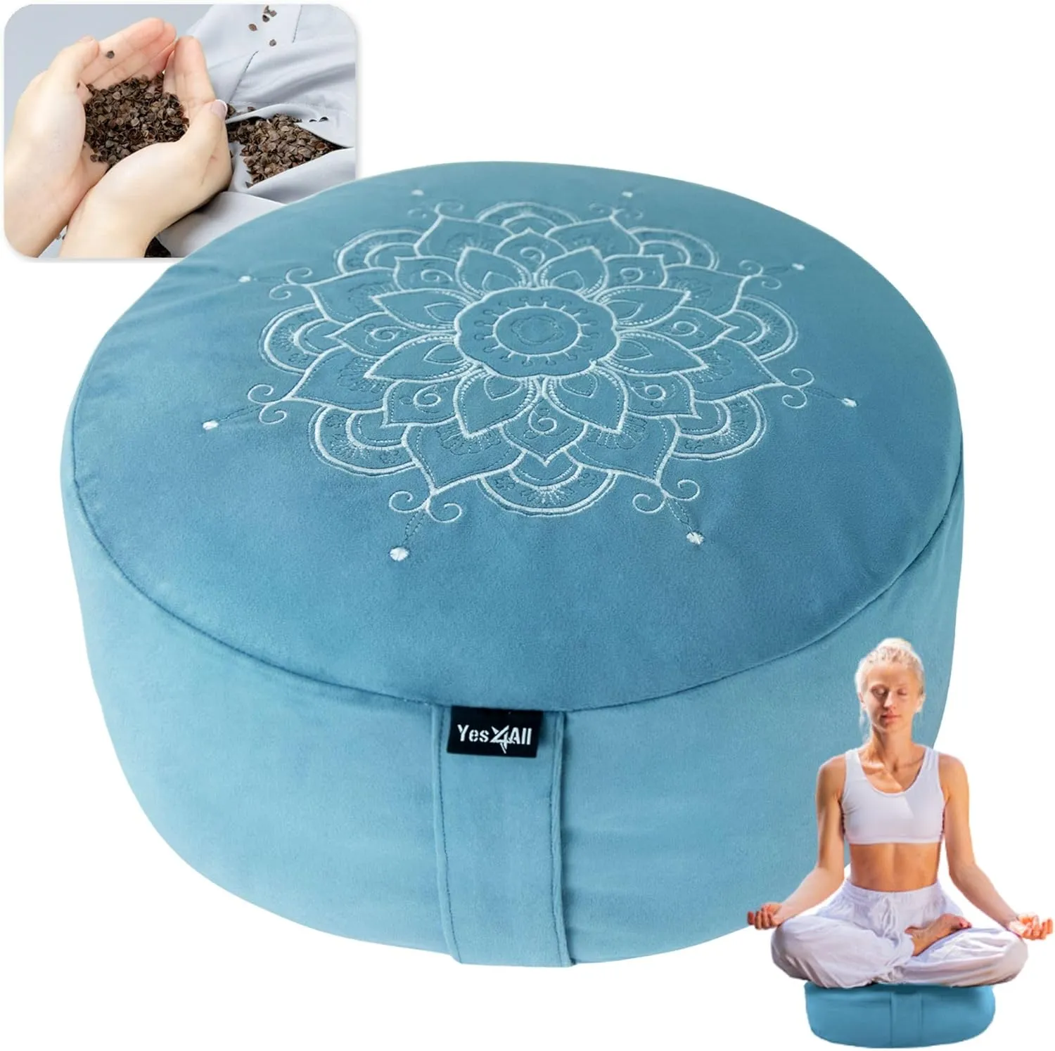 Yoga Meditation Bolster Pillows, Floor Cushions