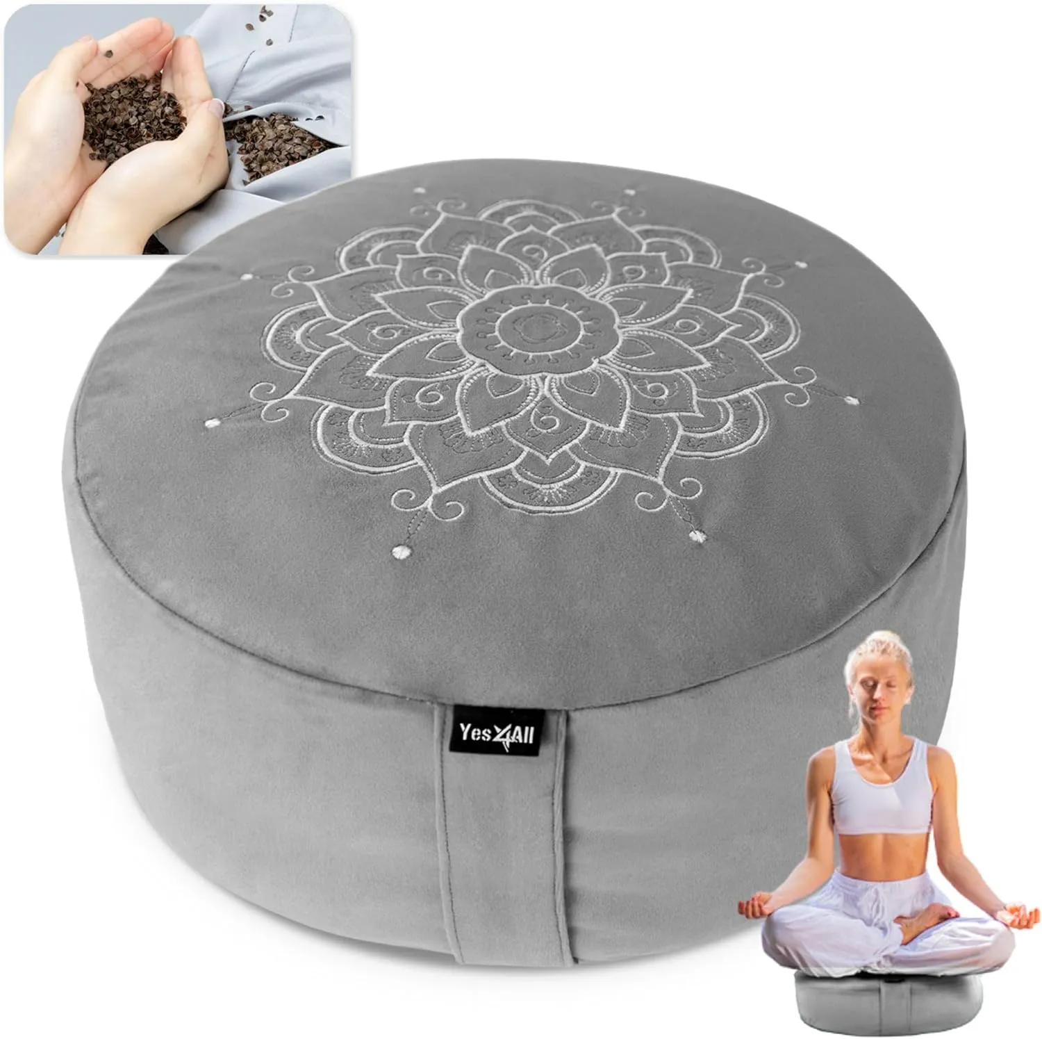Yoga Meditation Bolster Pillows, Floor Cushions