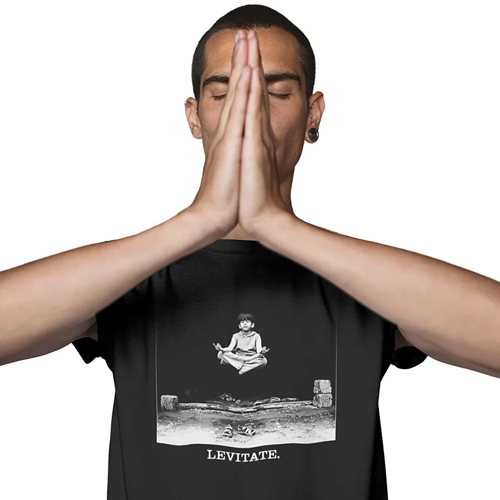 Yoga Shirt - Levitate T-Shirts - Mystic Meditation Shirt - Kriya Yoga
