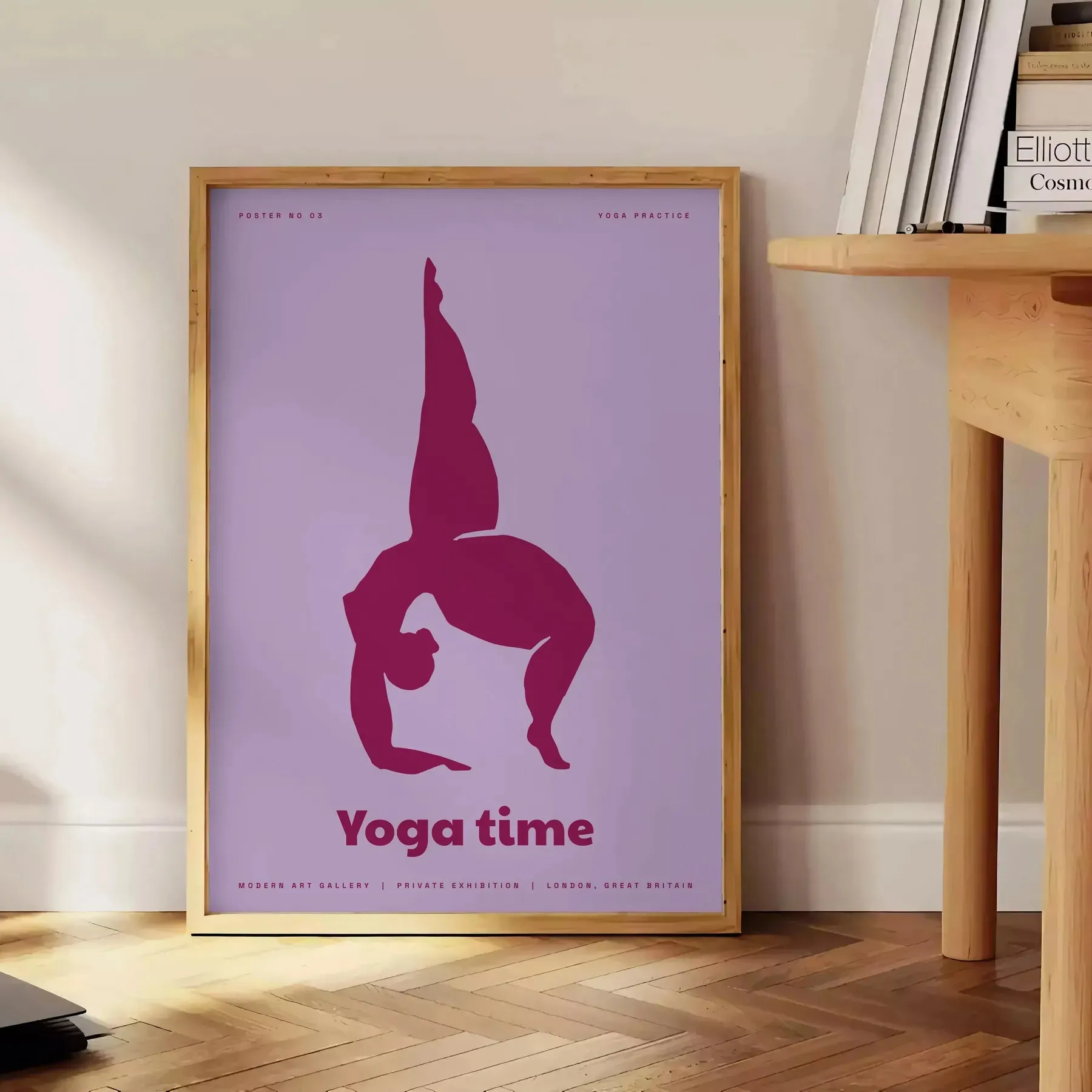 Yoga Time Wall Print