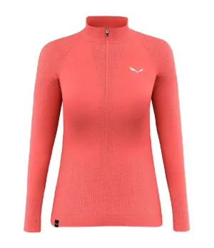 ZEBRU RESPONSIVE HALF ZIP WOMEN'S TEE
