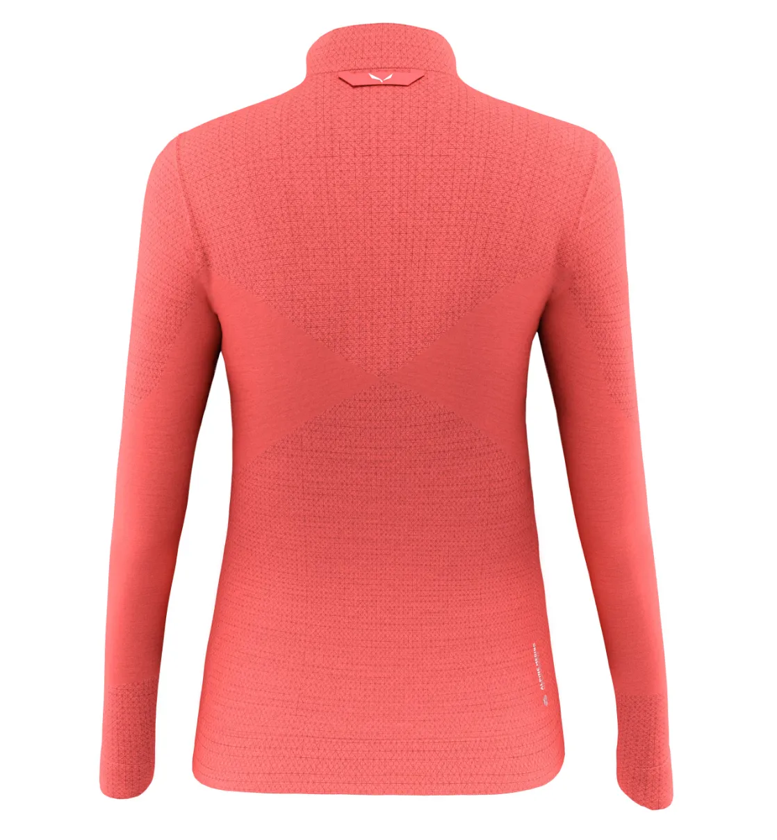 ZEBRU RESPONSIVE HALF ZIP WOMEN'S TEE